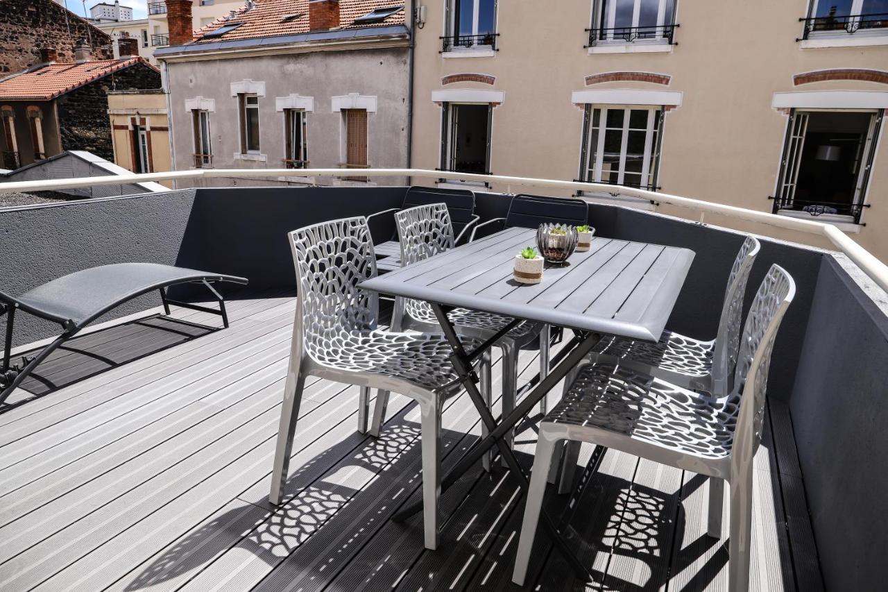 Charmant T3 Jaude + Terrasse Et Garage Clermont-Ferrand Buitenkant foto