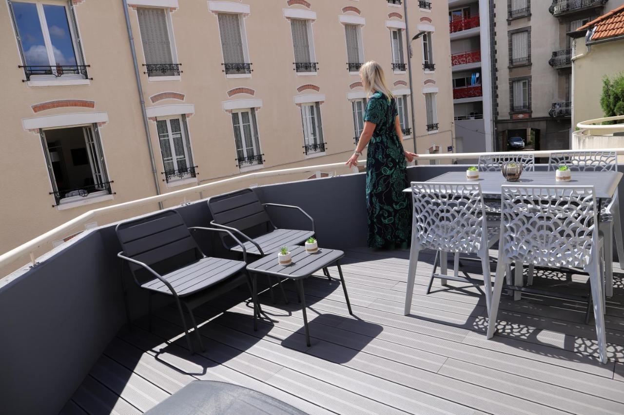 Charmant T3 Jaude + Terrasse Et Garage Clermont-Ferrand Buitenkant foto